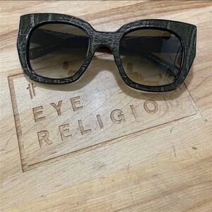 Aigner 35053 Black Snake Sunglasses